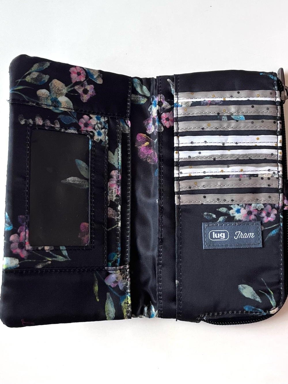 Bouquet Black Tram RFID Wallet